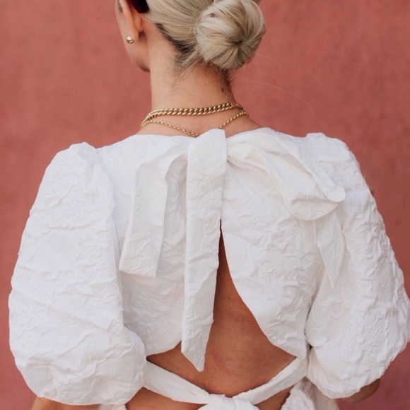 Vita Grace Felicity Volume Bow Tie Dress S - Picture 3 of 10